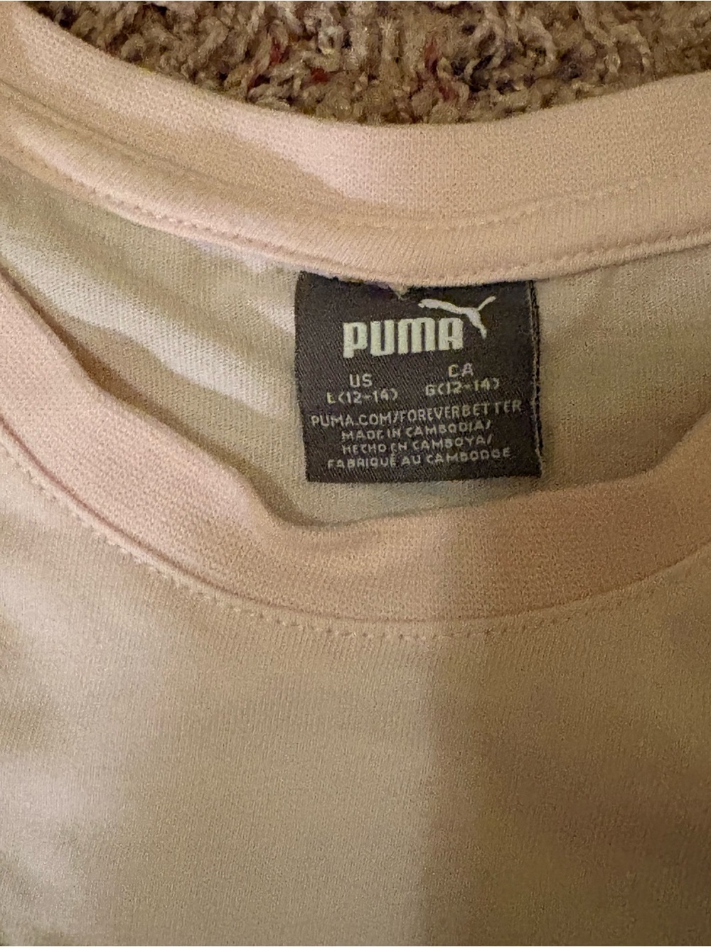 Puma Pastel Pink Tee with Multicolor Pastel Tie-Dye Shorts - Picture 4 of 4
